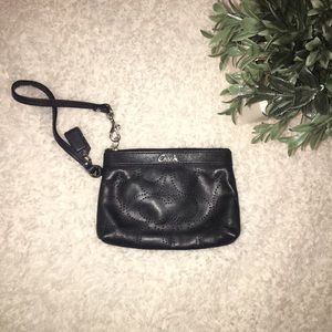 Coach Black Wristlet
